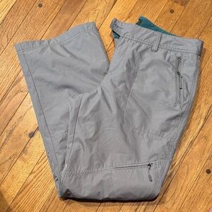 Bauer Women's Gray Boot Cut Snow and Hiking Pants